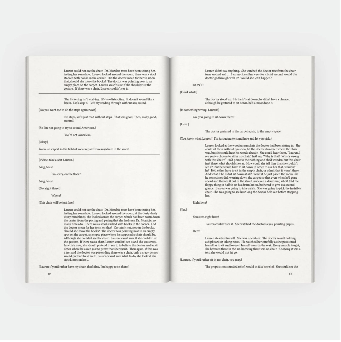 *Batsong, Rehearsals for an Audioplay.* Paris: Onestar Press, 2010. (pp.60-61)