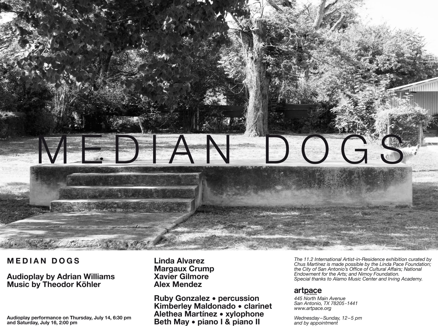 Median Dogs, 2011. Exhibition poster