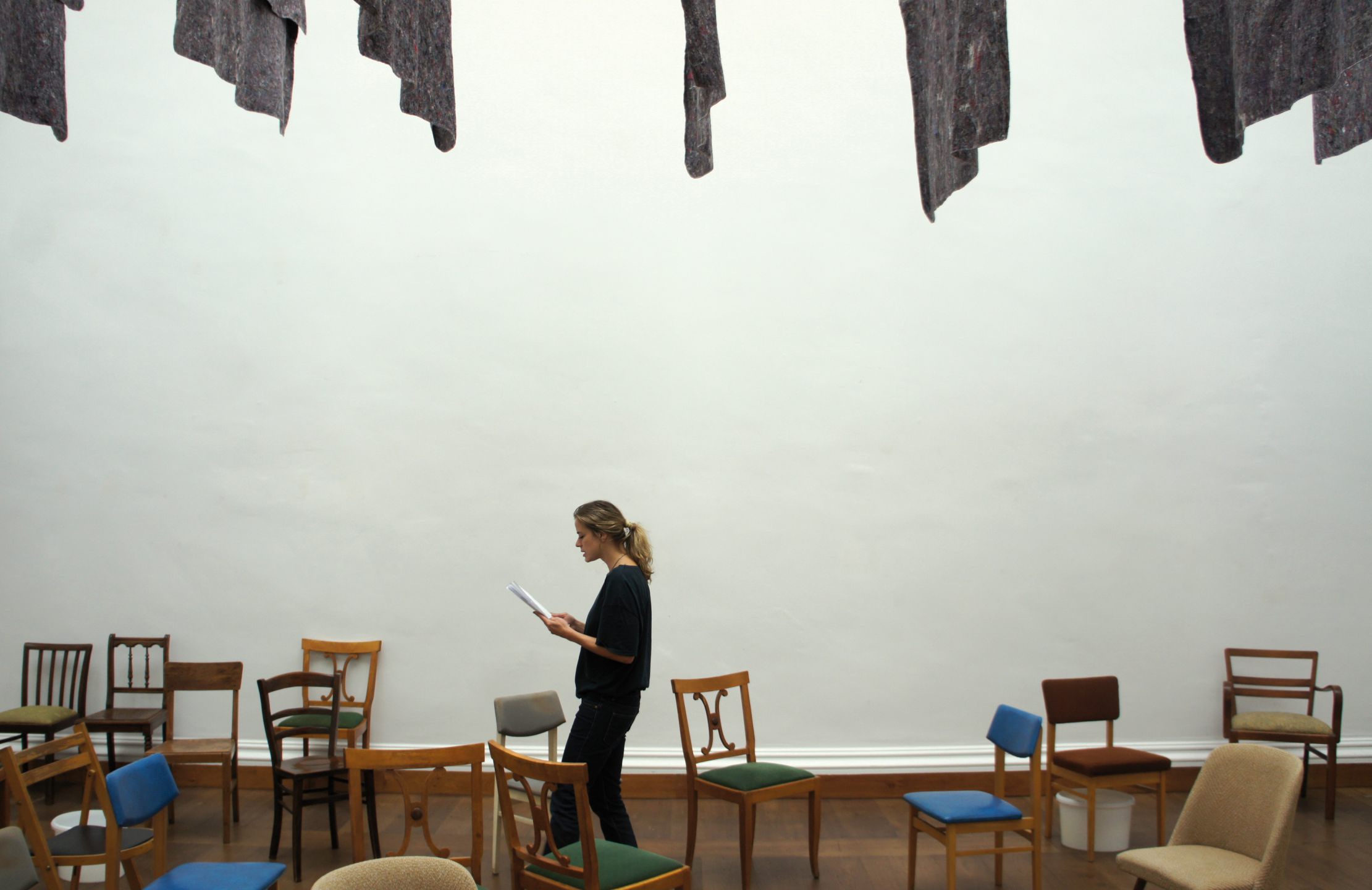 *Once Removed,* 2013. Rehearsal. Eva Kruijssen